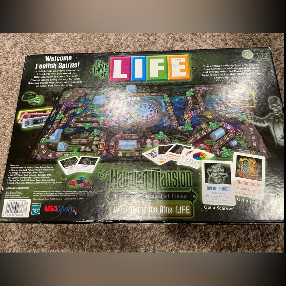 Haunted Mansion Game of Life Disney Parks Version Disneyland Disney World - Picture 6 of 7